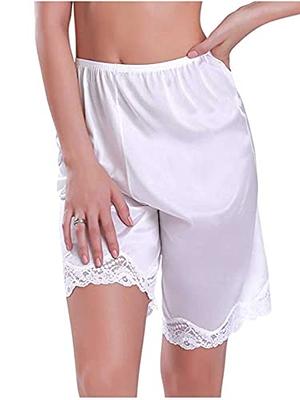 Women's Slip Shorts for Under Dresses Stretchy Lace Panties Soft