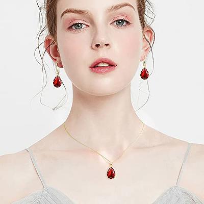 Vintage Genuine Red Garnet Crystal Necklace 925 Sterling Silver Moroccan |  eBay