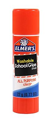 Elmer's All Purpose School Glue Sticks, Clear Glue, Washable Glue