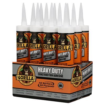 Gorilla Heavy Duty Ultimate White Polymer-based Interior/Exterior  Construction Adhesive (9-fl oz) in the Construction Adhesive department at