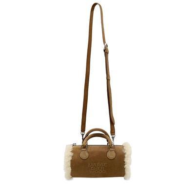 Shearling Logo Shoulder Bag - Yahoo Shopping