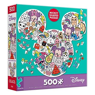 Ceaco - Shaped Puzzle - Disney - Too Cute Mickey - 500 Piece Jigsaw Puzzle  - Yahoo Shopping