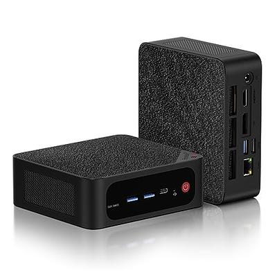 Beelink SER5 Mini PC, AMD Ryzen 5 5560U (6C/12T, Up to 4.0GHz), 16GB RAM  DDR4 500GB NVMe SSD, Mini Desktop Computer Support 4K@60Hz, Three Display