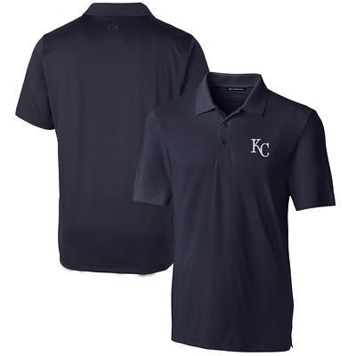 Men's Kansas City Royals Cutter & Buck White Forge Stretch Polo