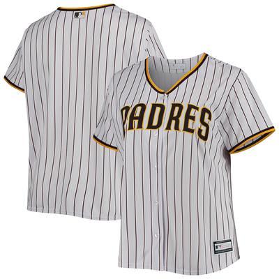 Women's White/Brown San Diego Padres Plus Size Road Replica Team Jersey -  Yahoo Shopping