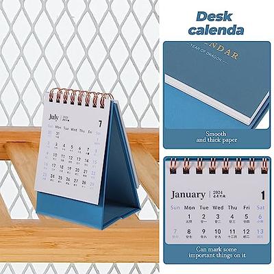 MAGICLULU 2024 Mini Desk Calendar Desktop Decor Desktop Calendar Table Top  Decor Desk Pad Calendar Mini Note Pads Mini Notepad Desk Notepad Calendars