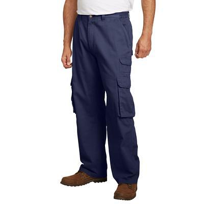 Men's Big & Tall Boulder Creek® Side-Elastic Stacked Cargo Pocket Pants by  Boulder Creek in Navy (Size 44 38) - Yahoo Shopping