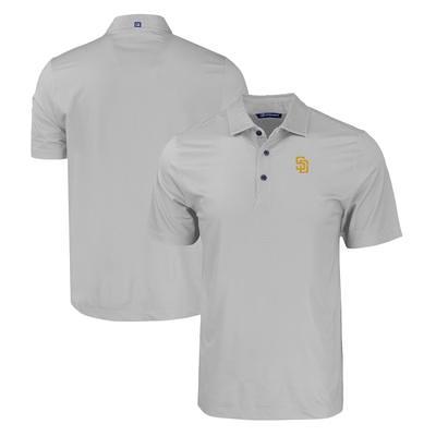 Texas Rangers Cutter & Buck Virtue Eco Pique Recycled Mens Polo