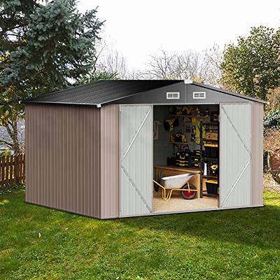 Waterproof Shed Outdoor Storage Clearance for Backyard Patio Lawn