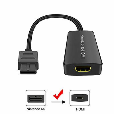 N64 To HDMI Converter Adapter HD Cable for Nintendo 64 Gamecube Super NES  SNES
