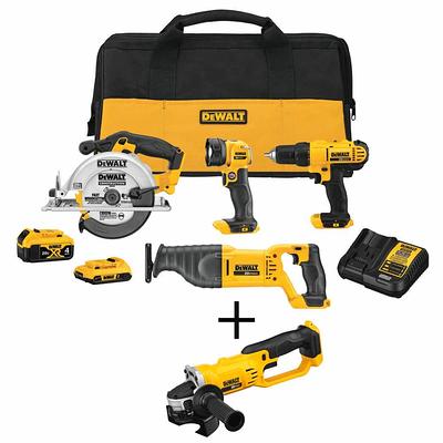 DEWALT 20V MAX Cordless 6 Tool Combo Kit, 20V MAX Cordless Drywall Cut-Out  Tool, and (2) 20V 2.0Ah Batteries DCK620D2WDCS551 - The Home Depot