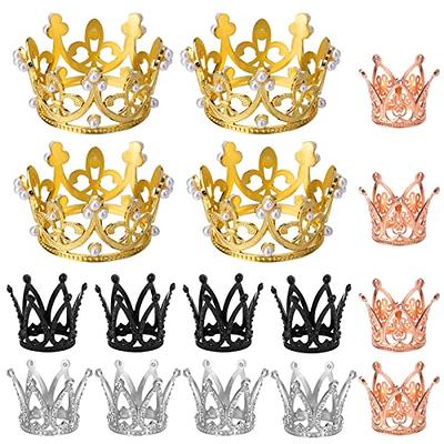 Ayfjovs 15 Pieces 3 Size Crown Cake Topper Mini Crown Tiny Crown for Cake  Topper Mini Baby Crown Tiny Queen Crowns for Flower Arrangements Women Lady