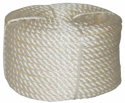 Koch Industries 1/2 in. White Nylon Twisted Rope, Sold by the Foot
