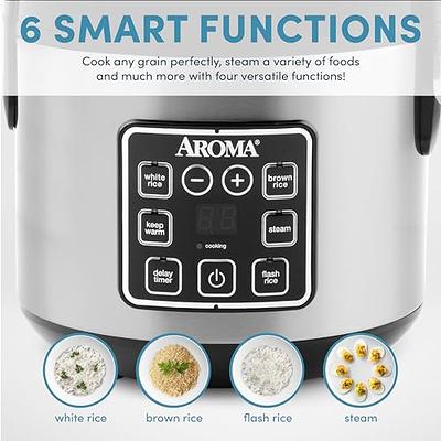 Aroma Stainless Steel Rice Cooker