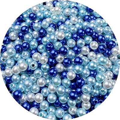 Pearl Beads,800 Pcs Craft Beads Loose Pearls 6mm Round Spacer Beads for  Earring Bracelet Necklace Key Chains Jewelry DIY Craft Making,Decoration  and Vase Filler(Blue Series) - Yahoo Shopping