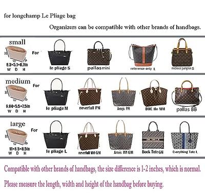  Lckaey Purse Insert for neverfull mm organizer, Tote