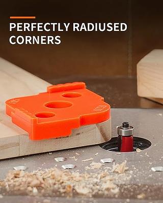 4*radius Router Templates Jig Radius Corners Trimming Router Bit Templates  Woodworking Tools R5 R10 R15 R20 R25 R30 R35 R40 New