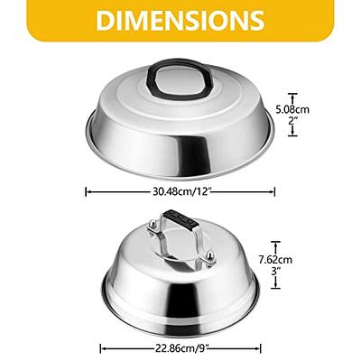 Griddle Grill Accessories Prevents Splatter Hamburger Cloche