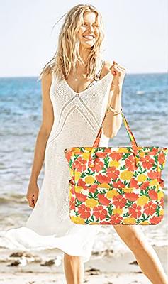 Gakfawd Beach Bags for Women Travel Tote Utility Tote Bag Craft Bag Tote  Bag with Zipper - Yahoo Shopping