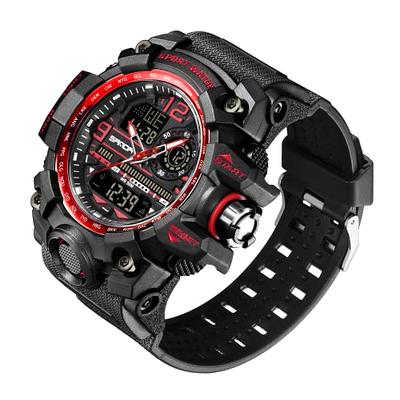 Black Military Analog Wrist Watch for Men, Mens Army Field Tactical Sport  Watches Work Watch, Waterproof Outdoor Casual Quartz Wristwatch - Imported