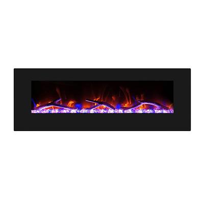 Clihome 42-72 Wall-Mounted w/ RC (1500W) Electric Fireplace - 50 in.