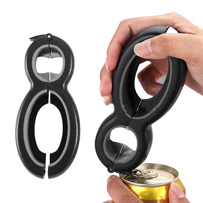 1pc Hook-shaped Can Opener, Plastic Soda Can Tab Top Opener Tool