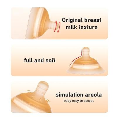 haakaa Nippleshield Silicone Nipple Shields for Breastfeeding with Carry  Case Ultra-Thin Super-Soft (18mm, 2pk)