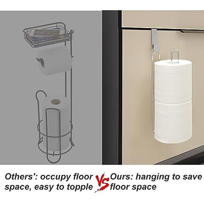 Toilet Roll Holder Over The Tank, Hanging Tissue Storage Rack