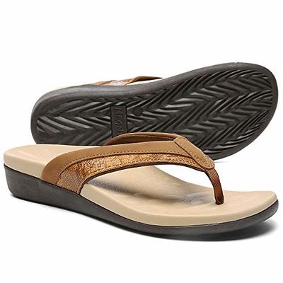 MEGNYA Women's Flip Flop, Comfortable Fabric Flip