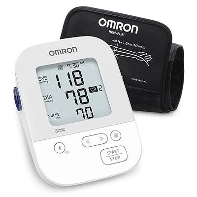 Blood Pressure Machine Upper Arm, 2 Size Cuffs M/L & XL, Medium/Large  9-17 & Extra Large Cuff 13-21, Accurate Automatic Digital BP Monitor  Home