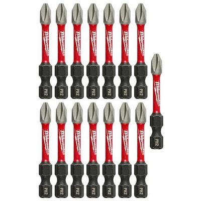 3 Piece Phillips Torsion Impact Screwdriver Countersink Bit Set