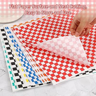 200pcs Sandwich Wrap Paper Red