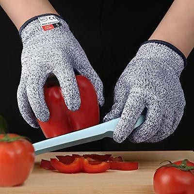 Apaffa 2PCS Cut Resistant Gloves Food Grade, Cut Proof Gloves for