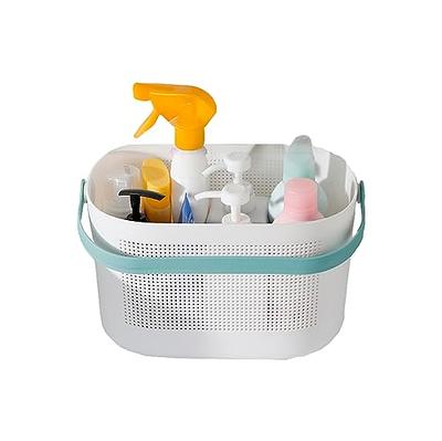 Shower Caddy Basket, Portable Shower Tote, Plastic Organizer Storage Basket  With Handle