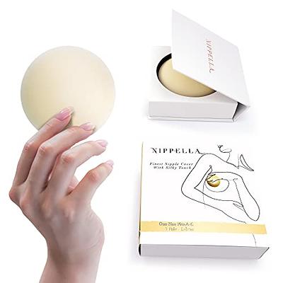 Niidor Nipple Cover, Reusable Adhesive Silicone Nipple Pasties Bra for  Women, Breast Petals with Travel Case