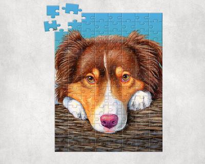 Rainbow Chihuahua Jigsaw Puzzle