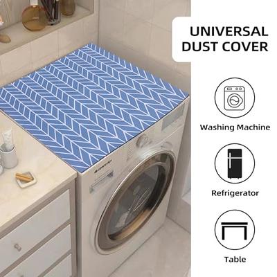 Washer and Dryer Top Protector Mat Rubber Waterproof Anti Slip Washable  Silicone Support Heat (23in x 15 in)