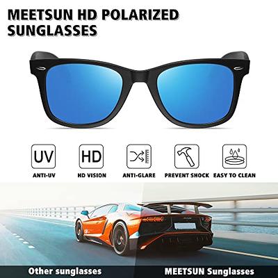 MEETSUN Polarized Sunglasses for Men Classic Retro Sun Glasses for