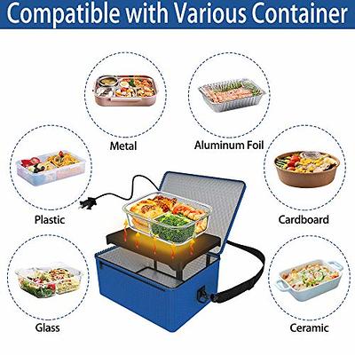 Portable Food Warmers Electric Heater Lunch Box Mini Oven 12V Car Power Black, Size: 9