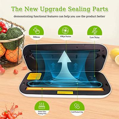  Sous Vide Bags, Morpilot Electric Food Vacuum Sealer