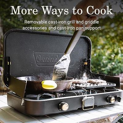 Hike Crew Outdoor Gas Camping Oven w/Carry Bag | CSA Approved Portable  Propane-Powered 2-Burner Stove & Oven | Auto Ignition, Overheat Safety  Shutoff