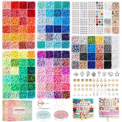 ANDYKEN Bead Kits for Jewelry Making - Craft Beads for Kids Girls Jewelry  Making Kits Colorful Acrylic Girls Bead Set Jewelry Crafting Set