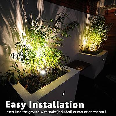 Lumina Lighting Lumina Low Voltage Landscape Lights Cast-Aluminum Waterproof Outdoor Spotlights for Walls Trees Flags Decorative Light with Warm White