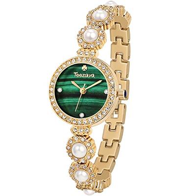 Luxury Ladies Rhinestone Boho Alloy Bracelet Watch Bracelet - Temu