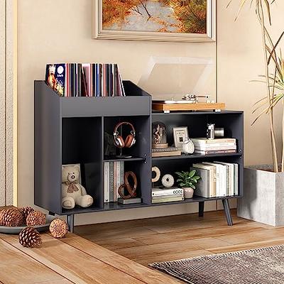 Record Player Stand Vinyl Record Storage Holder Rack LP Display Stand Record  Player Table Turntable Stand with Metal Frame for Living Room Bedroom Study  Office - Yahoo Shopping