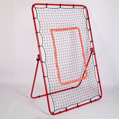 Pitch Back Baseball Rebounder Net, Adjustable Angle Pitchback