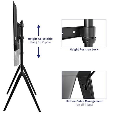 VIVO Steel Easel 65 to 86 inch LED LCD Screen Modern Studio TV Display Stand,  Adjustable TV Mount with 4 Legs, Max VESA 600x400mm, Black, STAND-TV86B -  Yahoo Shopping