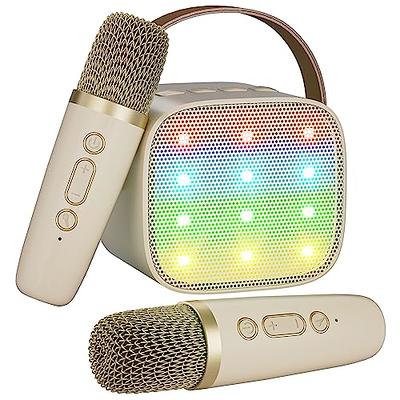 Ankuka Karaoke Microphone for Kids, Bluetooth Karaoke Microphone with LED  Lights,Portable 4 in 1 Wireless Microphone Toys Christmas Birthday Gift  Home Party Kids Toys for Girls Boys (Light Purple) - Yahoo Shopping