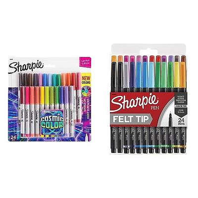 Sharpie 24pk Felt Pens 0.4mm Fine Tip Multicolored