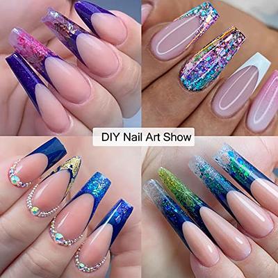 12Pcs Acrylic Press-On Nail Storage Box With Double-Sided Tape For  Displaying And Storing Artificial Nails, Suitable For Nail Salons Nail  Organizers Storage